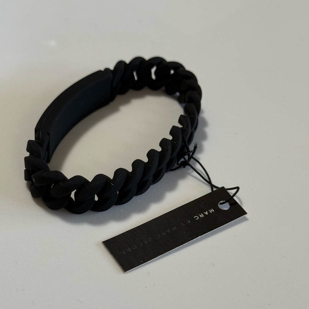 Marc Jacobs Silicone Bracelet Black - Picture 5 of 7